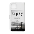 tipsyのtipsy#001揺蕩う Book-Style Smartphone Case :back