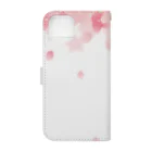 orange_honeyの桜75-1 Book-Style Smartphone Case :back