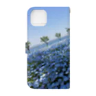 』Always Keep Sunshine in your heart🌻の青い鳥🐦はいつも側に💮 Book-Style Smartphone Case :back