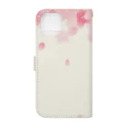 orange_honeyの桜75-4 Book-Style Smartphone Case :back