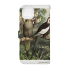 J. Jeffery Print Galleryのオカメインコ Book-Style Smartphone Case :back