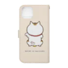 目つきの悪い猫＠いけやけいの招きにゃんこ Book-Style Smartphone Case :back