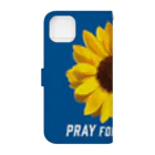 KUMANOSHIMBUN 熊野新聞社のPRAY FOR UKRAINE Book-Style Smartphone Case :back