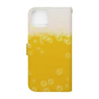 自由呑酒党のリアルビール風 (Datte Sukinandamono Sake) Book-Style Smartphone Case :back