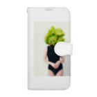 trickNFTartの土桔梗(Eustoma) Book-Style Smartphone Case