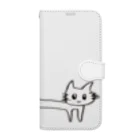 可愛い可愛いねこのヨーリーの【うにょーん】可愛いねこ Book-Style Smartphone Case