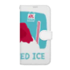 すとろべりーガムFactoryのかき氷 Book-Style Smartphone Case