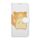 レフデザインのぽっちゃり猫のノアくん Book-Style Smartphone Case