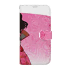 加藤 光雲のRose-design（扇子閉じVer.） Book-Style Smartphone Case