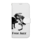 AngelRabbitsのA Hare Plays Free Jazz Book-Style Smartphone Case