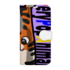 うちなんちゅ屋のVeryPopAnimals #010 tiger Book-Style Smartphone Case