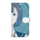 ブルーベリーチョコの惑星ガール Book-Style Smartphone Case