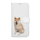 azu azureの柴犬チビちゃん Book-Style Smartphone Case