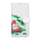 ミウラエツコの獏睡の朝 Book-Style Smartphone Case