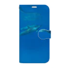 kazenomichi＋のハワイの青い海とイルカ Book-Style Smartphone Case