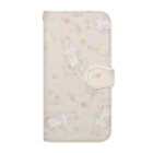 ＊momochy shop＊の春うさぎ Book-Style Smartphone Case