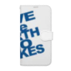 Two Doors Store  (feat.TeamLINKS）のiPhoneケース LOVE the EARTH NO NUKES 手帳型スマホケース