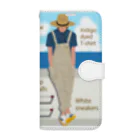 キッズモード某の海と麦わら帽の青年 Book-Style Smartphone Case