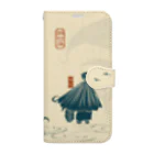 花日和 畳の深笠 小雨 Book-Style Smartphone Case