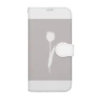 rilybiiのTulip silhouette Book-Style Smartphone Case