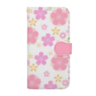 orange_honeyの桜76 Book-Style Smartphone Case