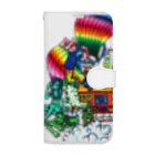 ◆◆◆◆ OCO's SHOP ◆◆◆◆【POP ART】の🌈usagi hakase Book-Style Smartphone Case