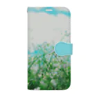 orange_honeyの花柄3 Book-Style Smartphone Case