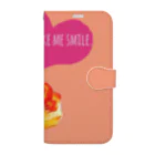 春のくまさんのYou make me smile！ Book-Style Smartphone Case