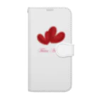 savannahのTwin Hearts Book-Style Smartphone Case