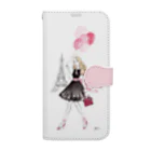 YUKA YASUTOMIのGirl in Paris Book-Style Smartphone Case