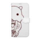 もちこのおうちのメンダコと女の子 Book-Style Smartphone Case