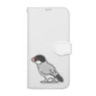 suzuaoの文鳥のすずあおくん Book-Style Smartphone Case