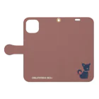 mishu mishu スズリ支店のおすましボーイの手帳型iPhoneケース（クラシックペイント） Book-Style Smartphone Case:Opened (outside)