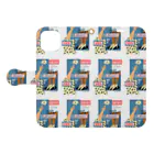 Cookie Cartoon Clubの20220610_collage Book-Style Smartphone Case:Opened (outside)