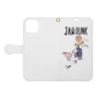 はやたのJK☆DUNK2 Book-Style Smartphone Case:Opened (outside)