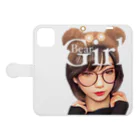 Re:Re:SmileyのBear Girl ☆◡̈⋆ Book-Style Smartphone Case:Opened (outside)