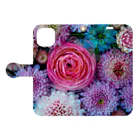 ackey-photoのPink Rose Book-Style Smartphone Case:Opened (outside)