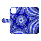 Anna’s galleryのBlue Star Book-Style Smartphone Case:Opened (outside)