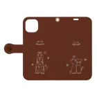 ドナ＊のチョコCKAH Book-Style Smartphone Case:Opened (outside)