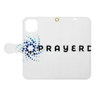 PrayerdのPRAYERDオリジナル 手帳型スマホケースを開いた場合(外側)