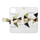 co_tsugumiのつぐみどり1 Book-Style Smartphone Case:Opened (outside)