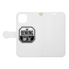 BENKING Official Goods ShopのBENKINGのオフィシャルグッズ 手帳型スマホケースを開いた場合(外側)