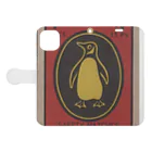 YS VINTAGE WORKSのペンギン penguin 手帳型スマホケースを開いた場合(外側)