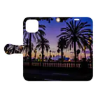 Tienda Costa del solのバルセロナ　ビーチサイド　phone　case Book-Style Smartphone Case:Opened (outside)