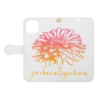 gerberasgerberaのgerberasgerbera Book-Style Smartphone Case:Opened (outside)