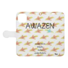 tecoのAWAZEN Book-Style Smartphone Case:Opened (outside)