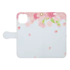 orange_honeyの桜75-5 Book-Style Smartphone Case:Opened (outside)