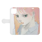 てつおの女の子 Book-Style Smartphone Case:Opened (outside)