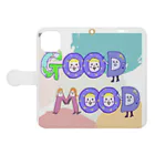 ミーミー⭐︎イニシャルズ/スージーズストアのイニシャルズ⭐︎GOODMOOD 手帳型スマホケースを開いた場合(外側)