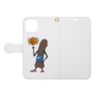 NOBODY754のEddie Funky Dick - Basketball Book-Style Smartphone Case:Opened (outside)